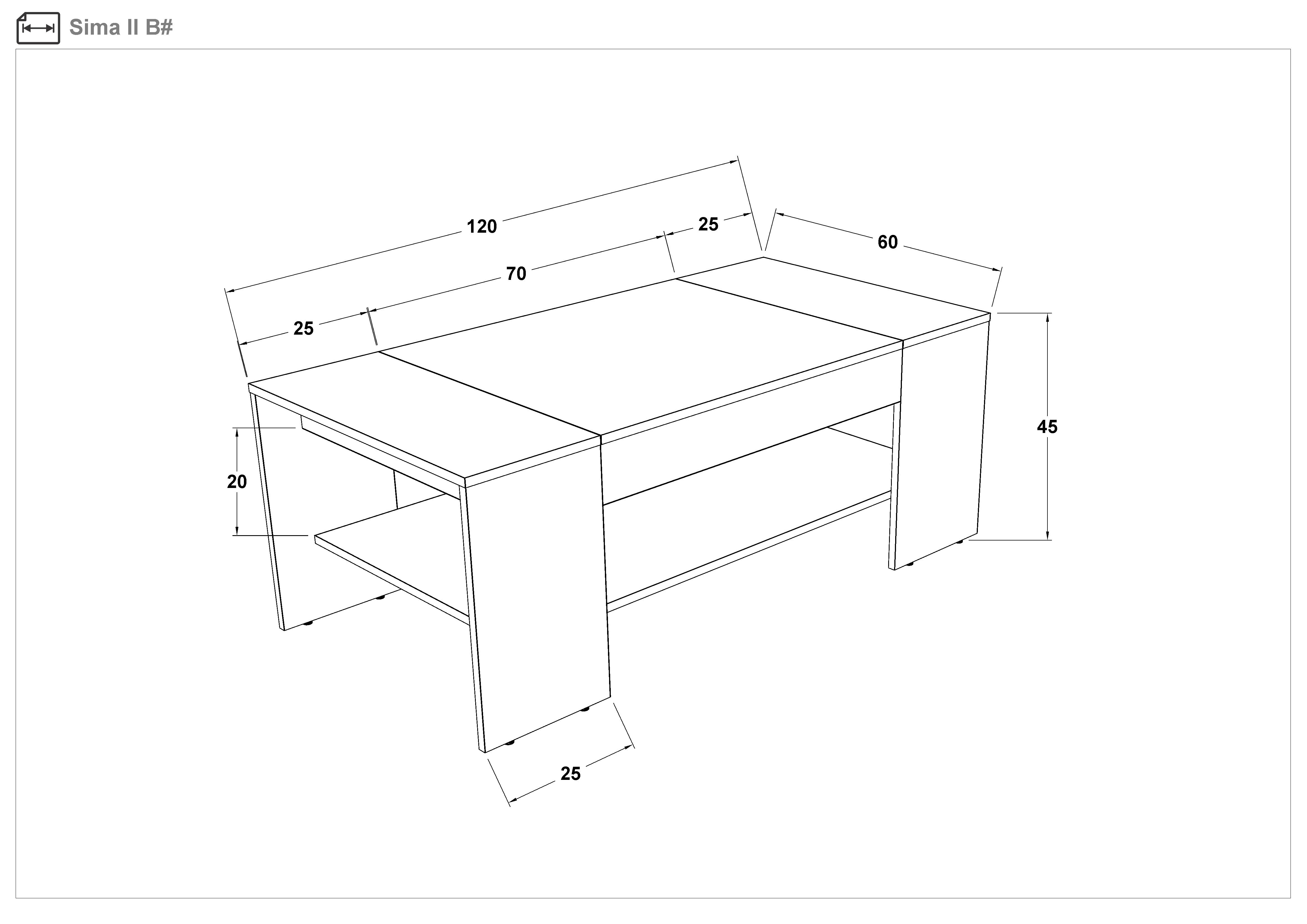 Set Sofa Fabiola + cofffee table Sima