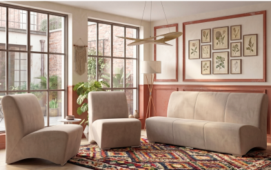 Three-seater sofa + 2 armchairs Arturo II Three-seater sofa + 2 armchairs