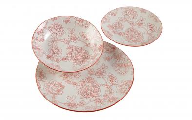 Porcelain dining set 18 parts 01626