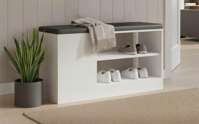 Shoe bench cabinet Dallas Shoe bench cabinet