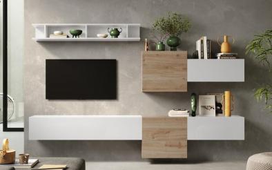 Shelf unit "Elera" - Italian design Shelf unit - made in Italy