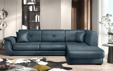 Extendable corner sofa + click-clack mechanism Princess ΙΙ Extendable corner sofa + click-clack mechanism