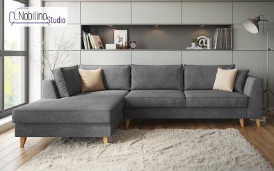 Extendable corner sofa Bologna Extendable corner sofa