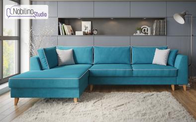 Extendable corner sofa Bologna Extendable corner sofa