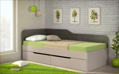 Ліжко + шухляди під матрац 90/200 Аміко Ліжко + шухляди під матрац 90/200