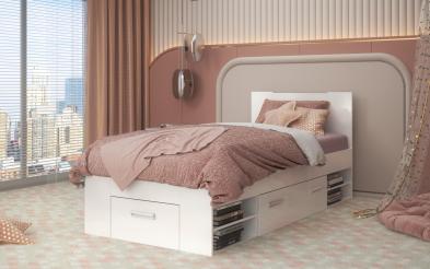 Bed Nemo + drawers for mattress 90/200 Bed + drawers for mattress 90/200