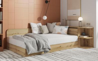 Bed + storage chest for mattress 120/190 Fancy Bed + storage chest for mattress 120/190