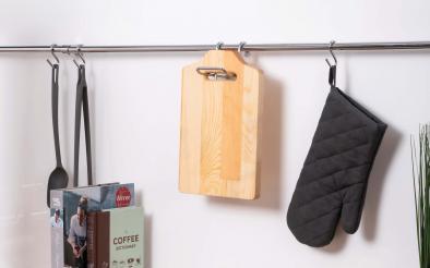 Cutting board holder with board M6065 Cutting board holder with board