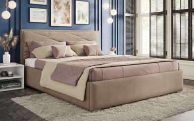 Upholstered double bed for mattress 160/200 Madlen Upholstered double bed for mattress 160/200