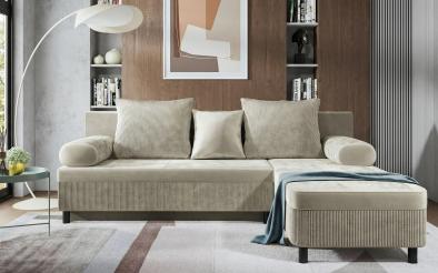 Extendable corner sofa Delano Extendable corner sofa