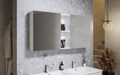 PVC bathroom cabinet with mirror PVC bathroom cabinet with mirror