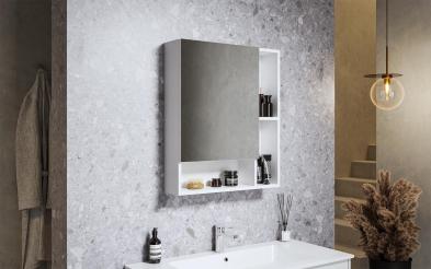 PVC bathroom cabinet with mirror PVC bathroom cabinet with mirror