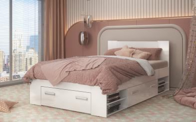 Bed Nemo + drawers for mattress 120/200 Bed + drawers for mattress 120/200