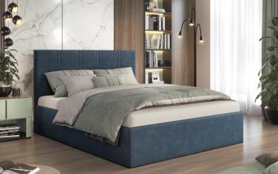 Upholstered double bed for mattress 160/200 Nera Upholstered double bed for mattress 160/200