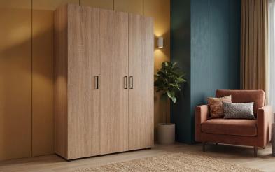 Wardrobe with clothes rod and shelves Massimo Balance 2 Wardrobe with clothes rod and shelves