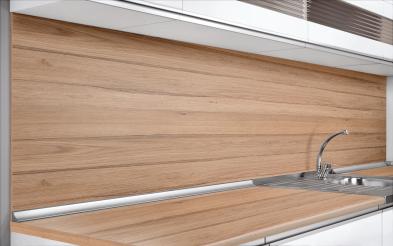 8 mm/400 mm Thermo backsplash 8 mm/400 mm