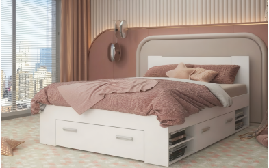 Double bed 160/200 Nemo + mattress Double bed 160/200
