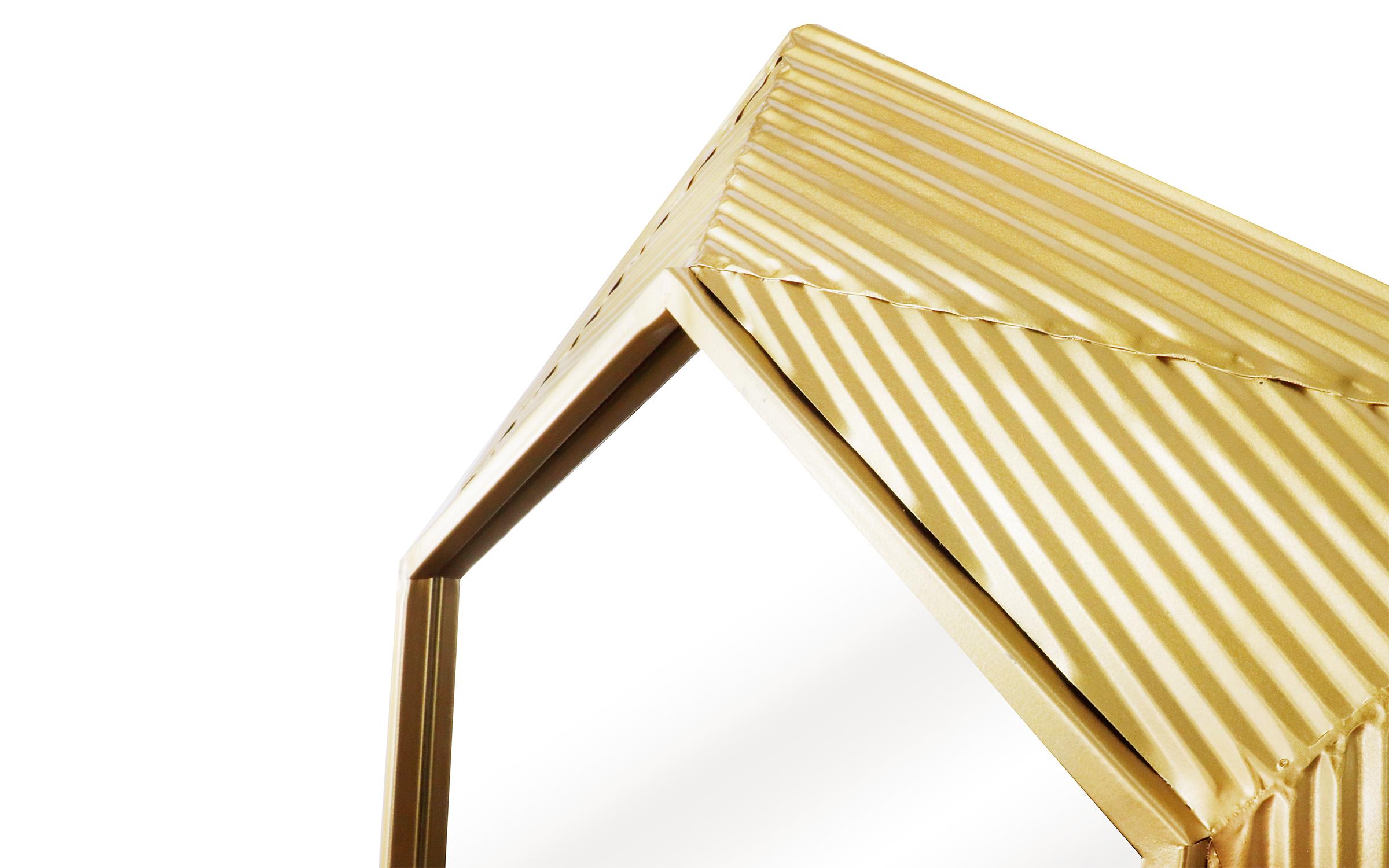 60/60 cm Mirror, golden  3