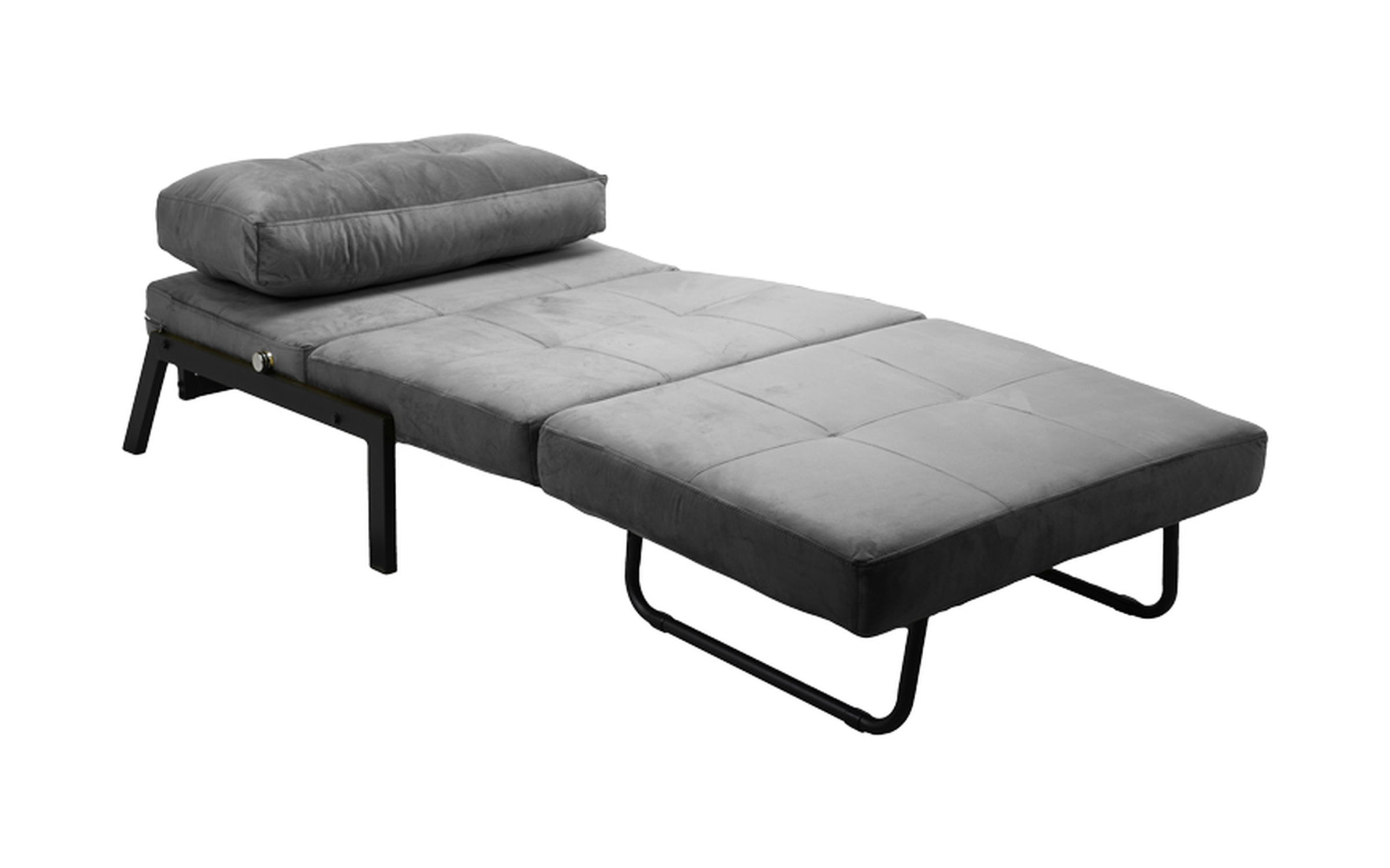 Extendable two-seater sofa Fancy, dark grey  8