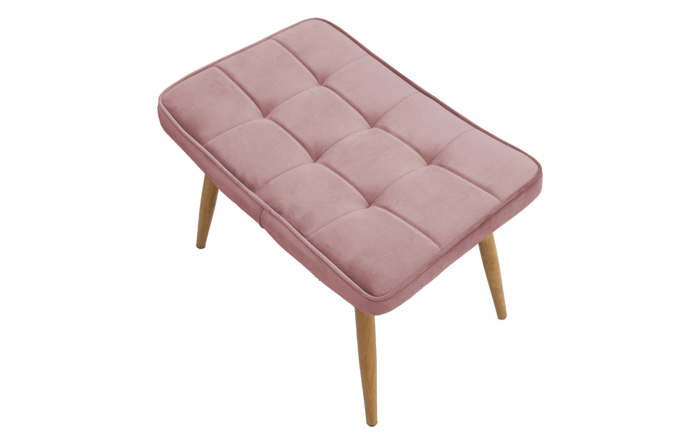 Armchair + ottoman Madison, ash rose  7