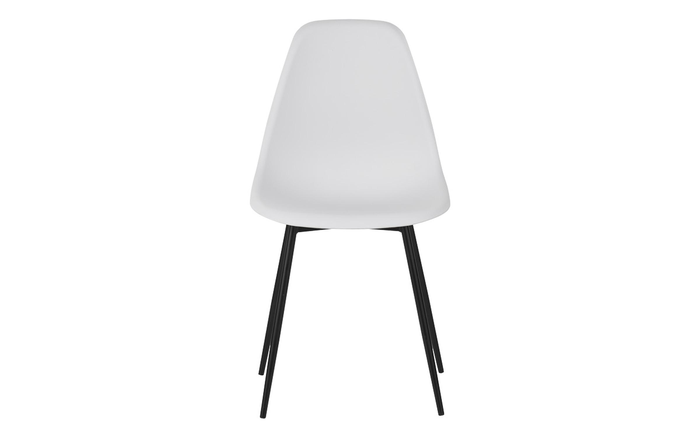Dining chair Balen, white + black  4