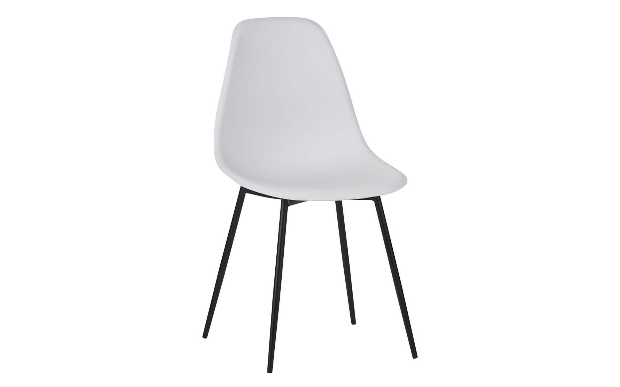 Dining chair Balen, white + black  3