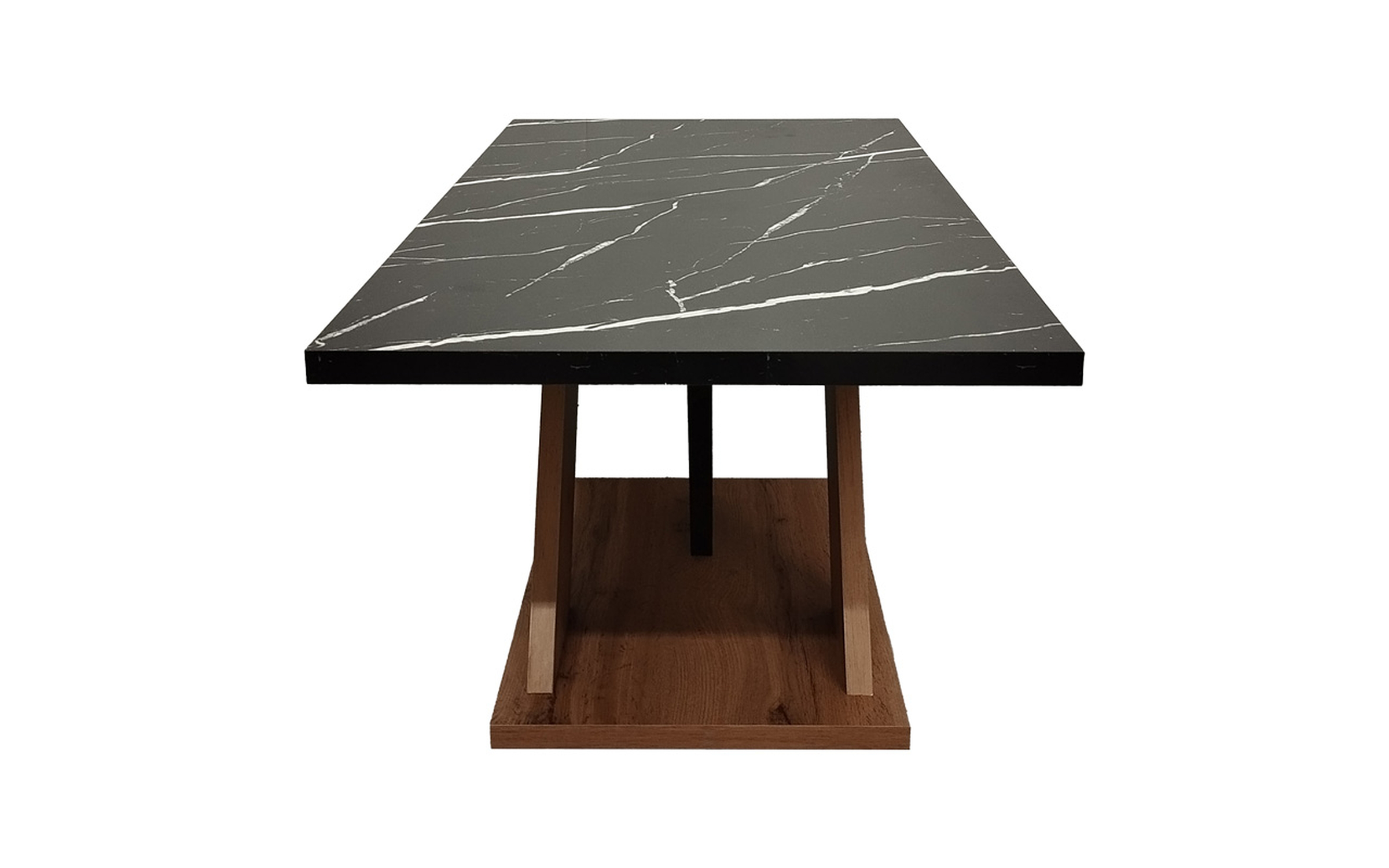 Coffee table Solange, black marble + Sonoma  7