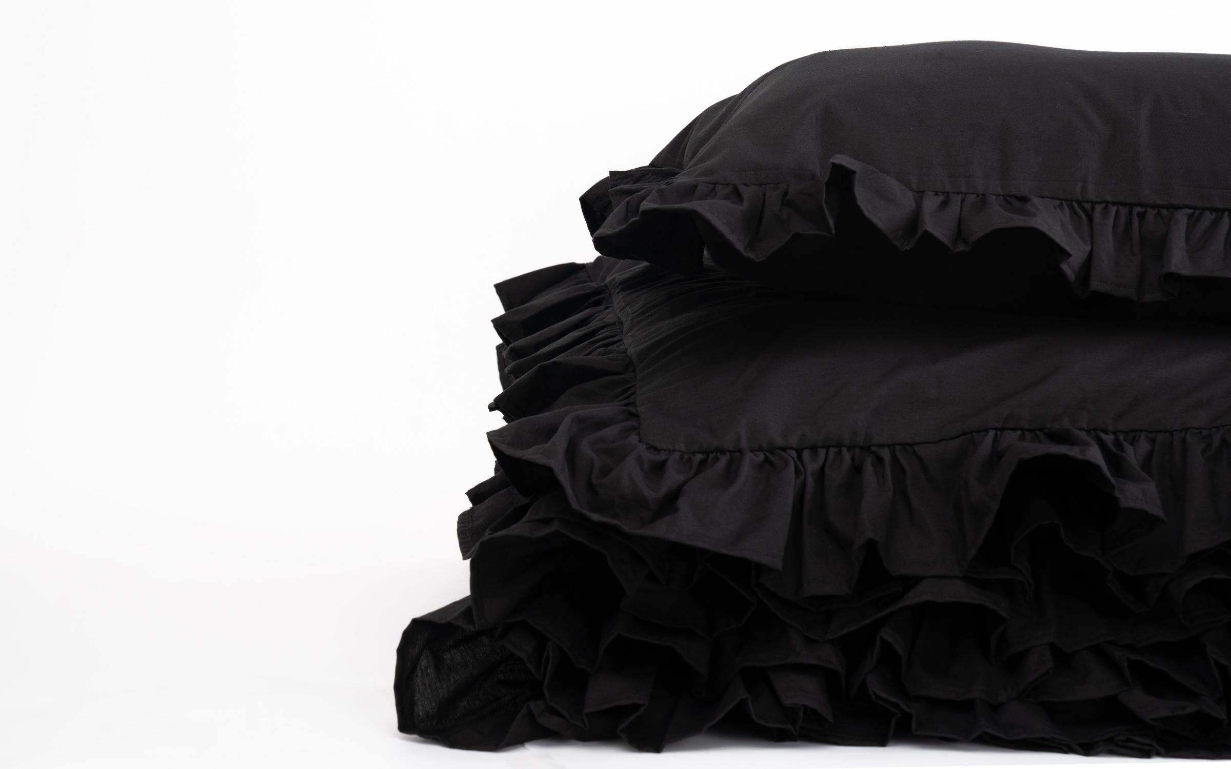 Bed linen 2 parts, black  2