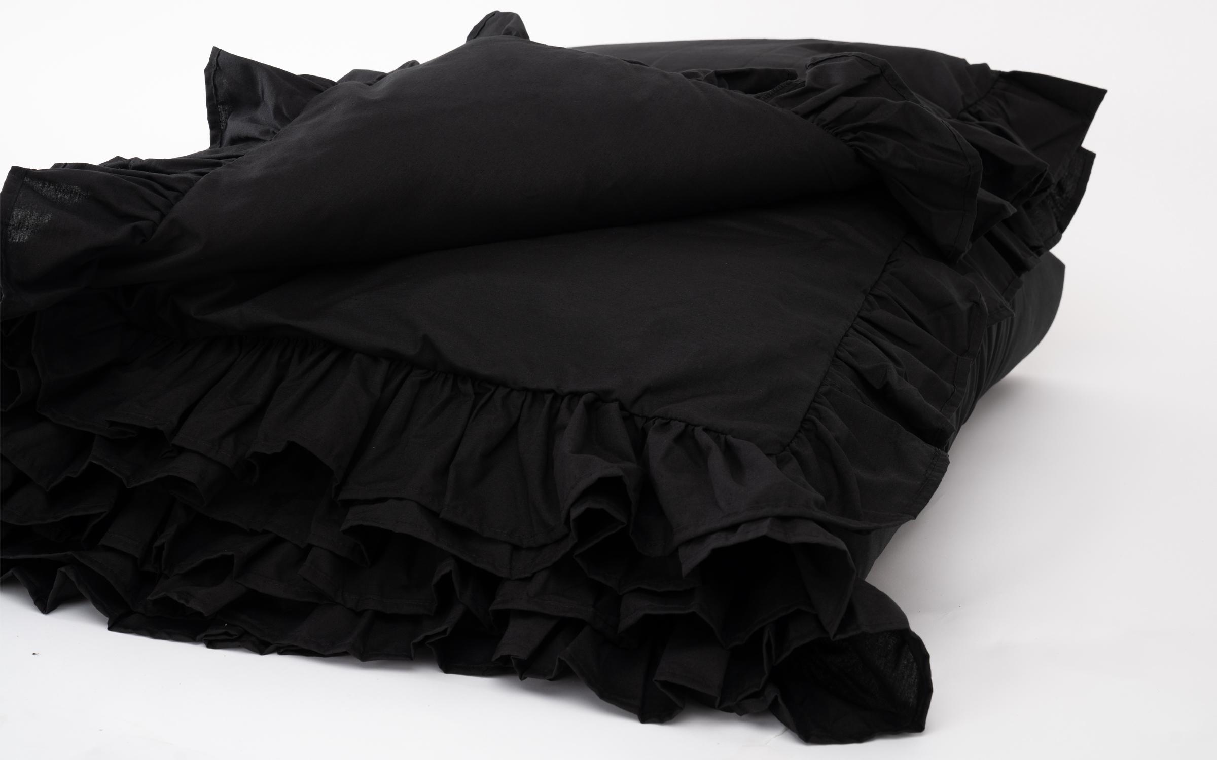 Bed linen 2 parts, black  4