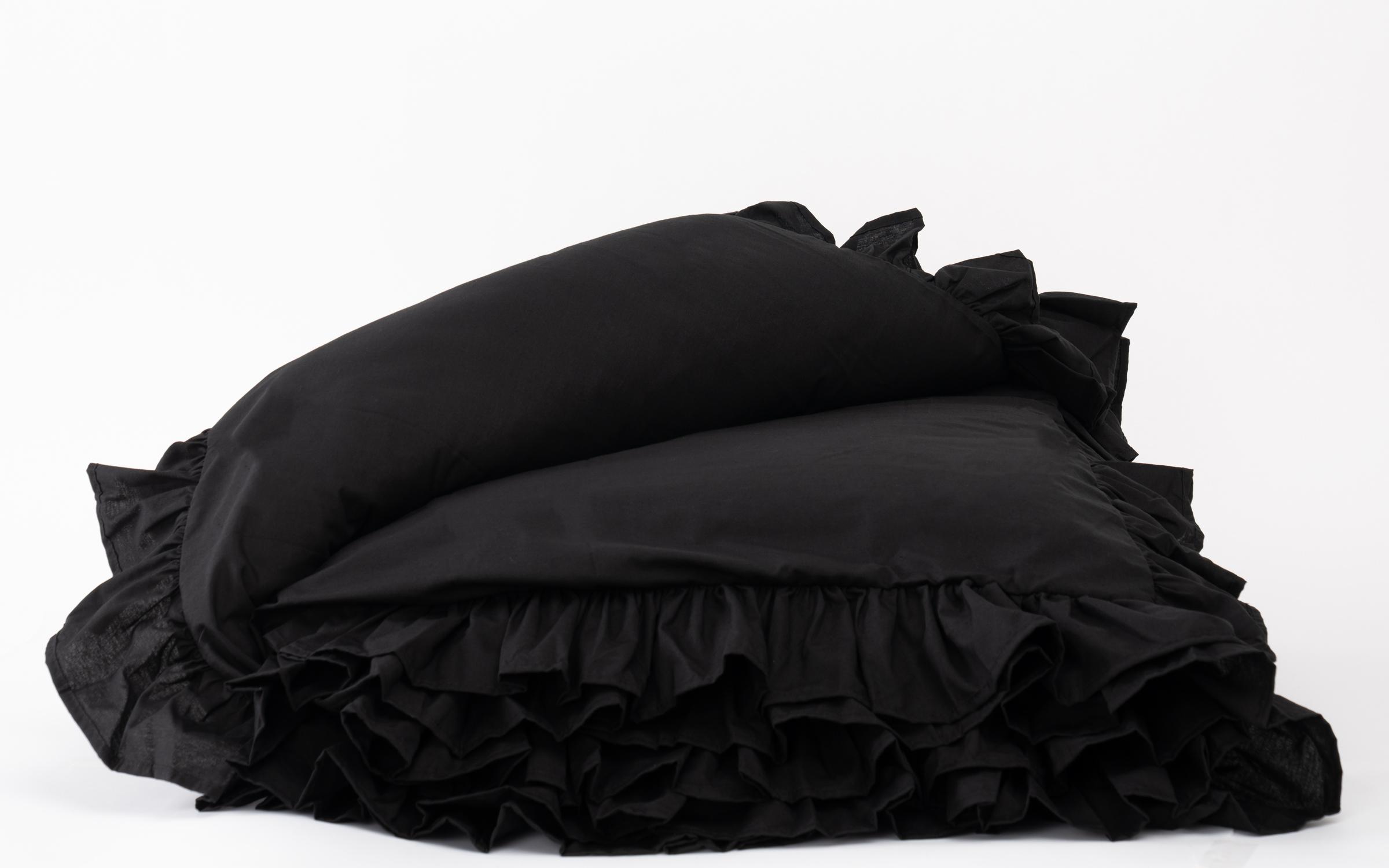 Bed linen 2 parts, black  5