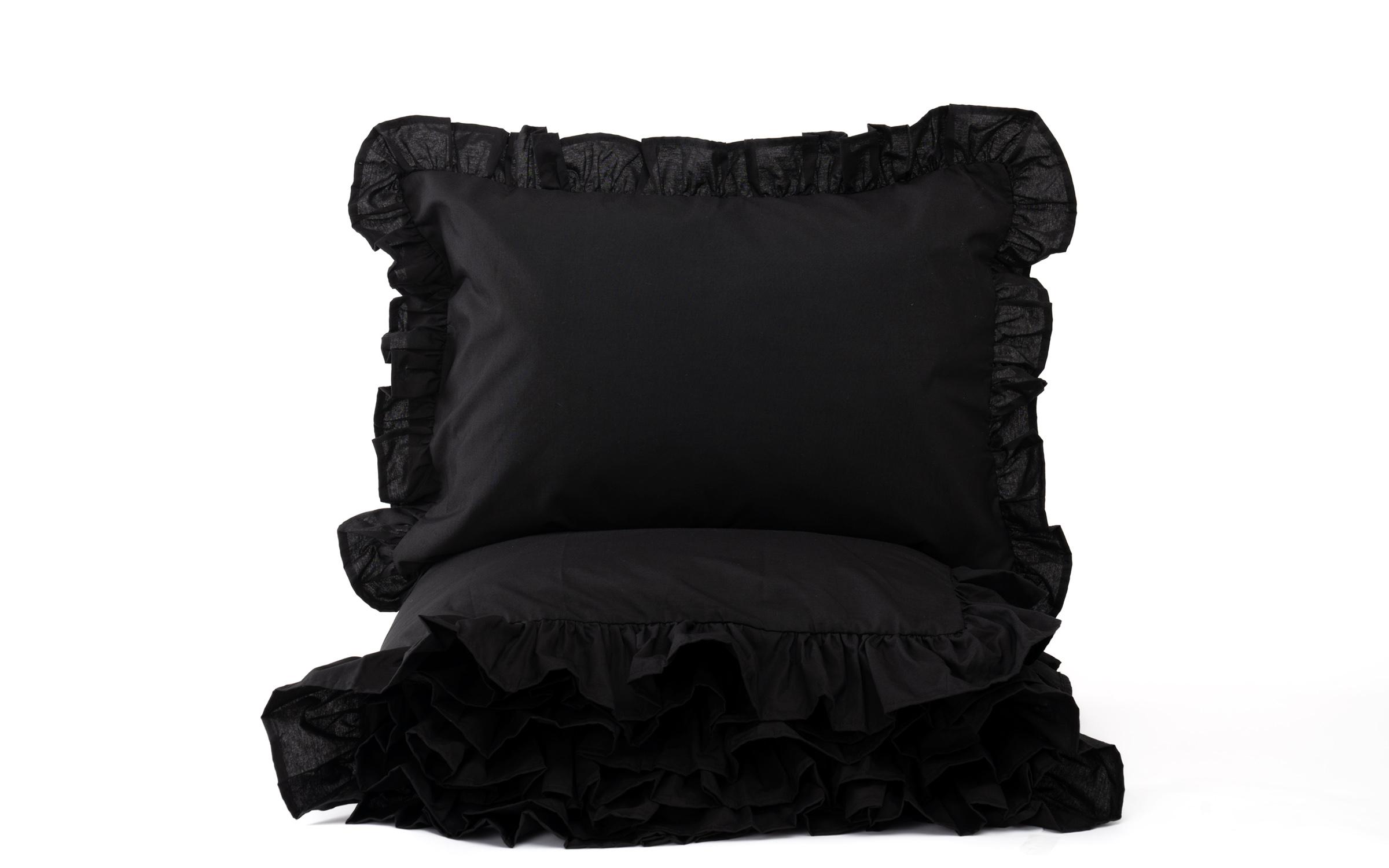 Bed linen 2 parts, black  1