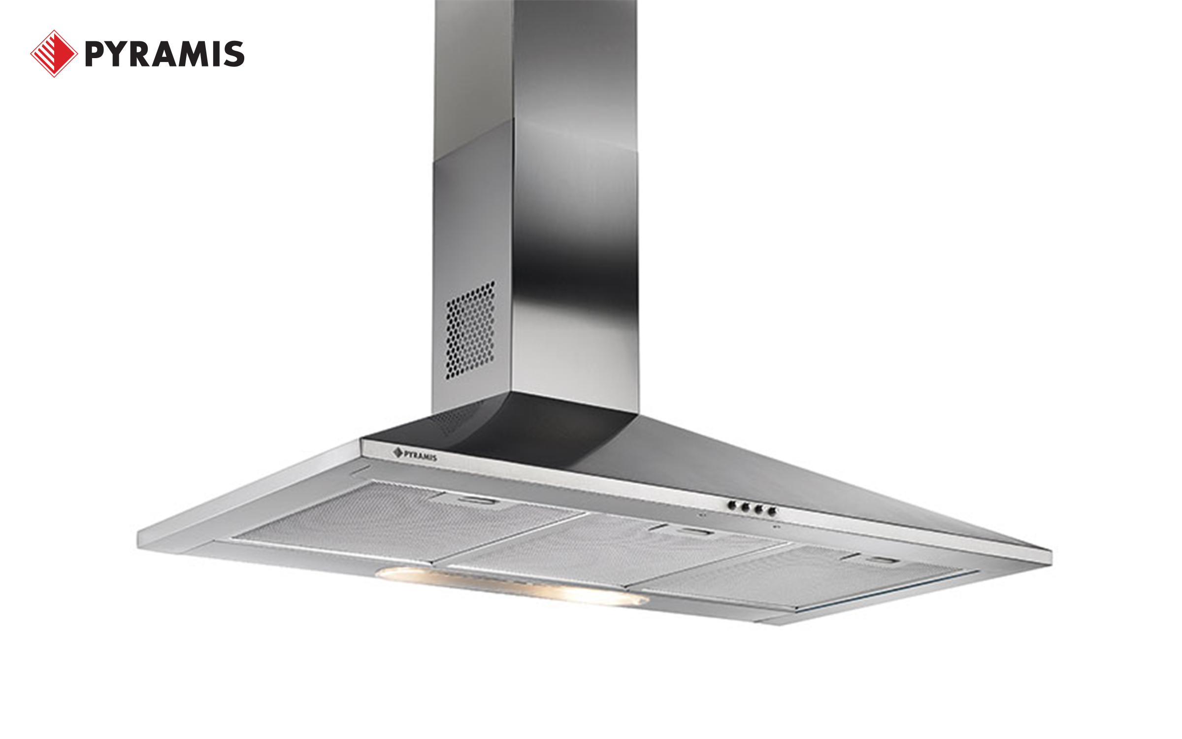 Extractor hood Pyramis Fireplace LUX, inox  1