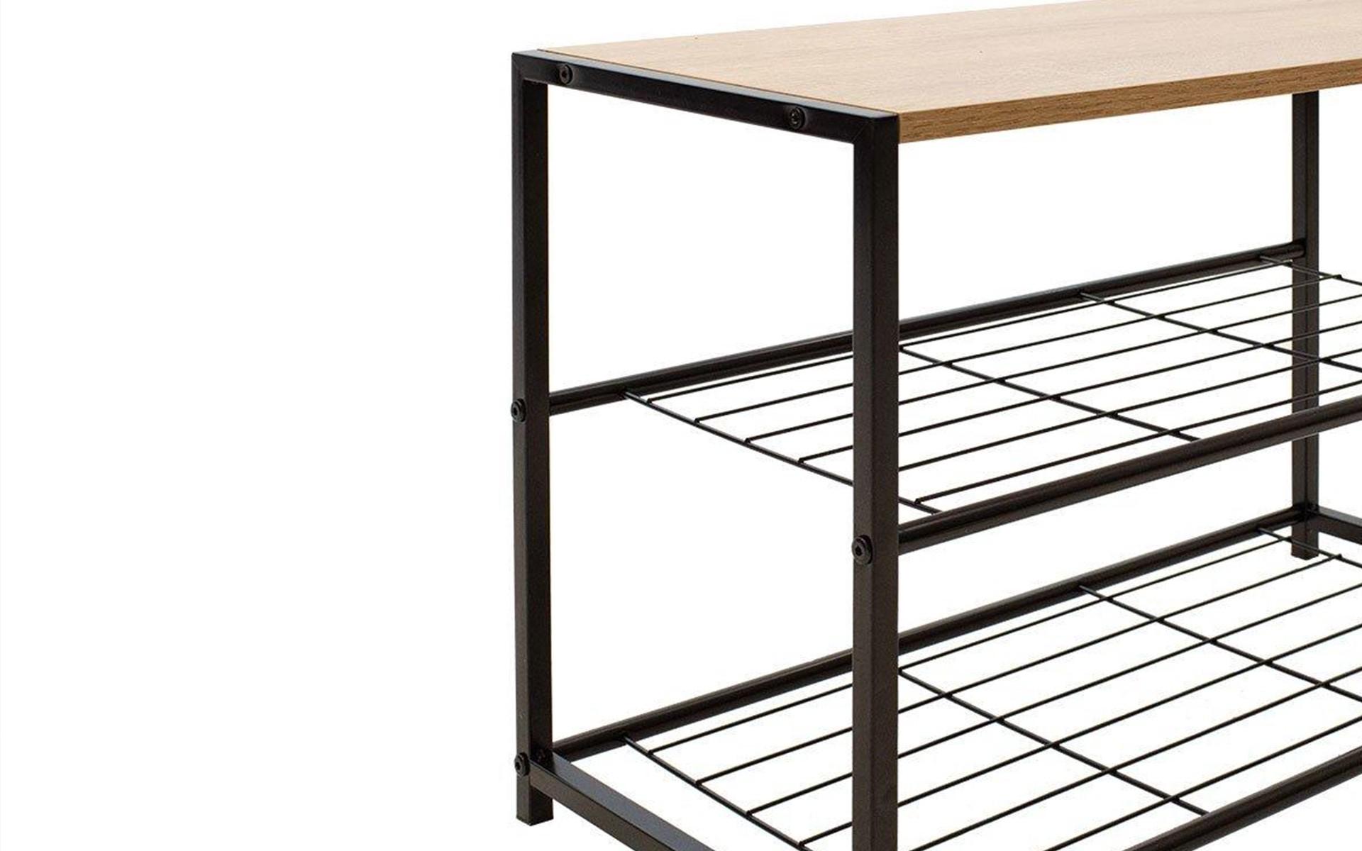 Bookcase Ramon II, natural + black  3
