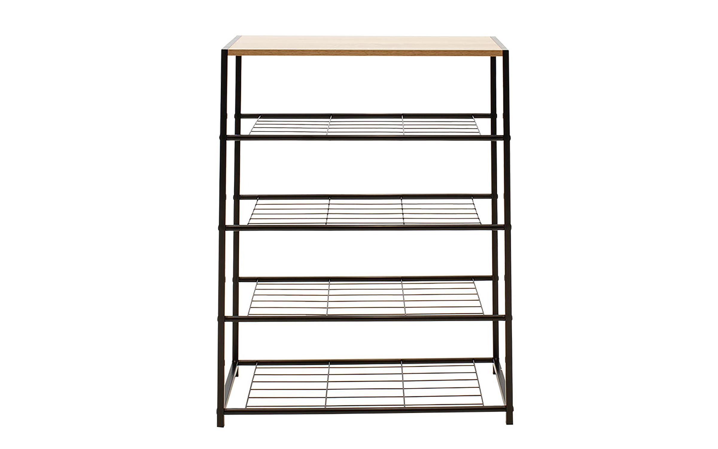 Bookcase Ramon III, oak + black  2