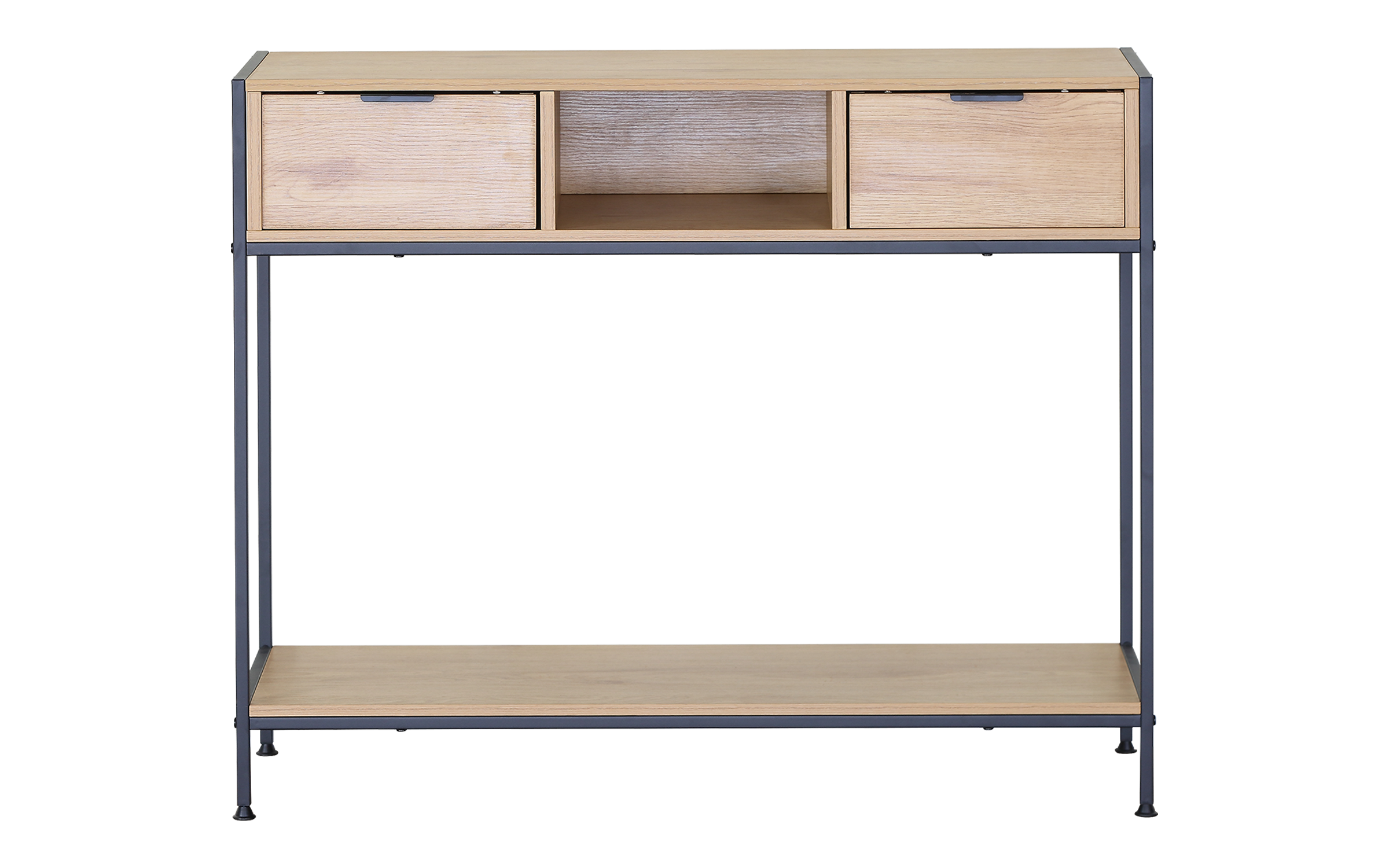 Console table Regando, oak + black  3