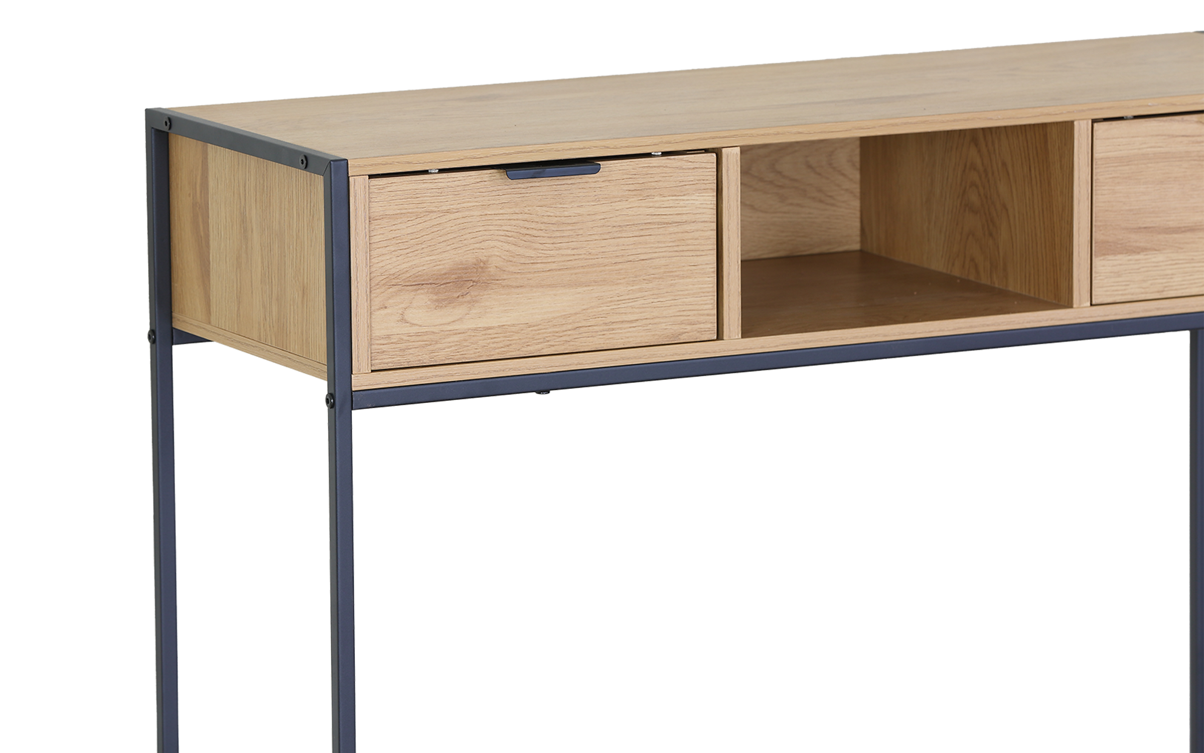 Console table Regando, oak + black  4
