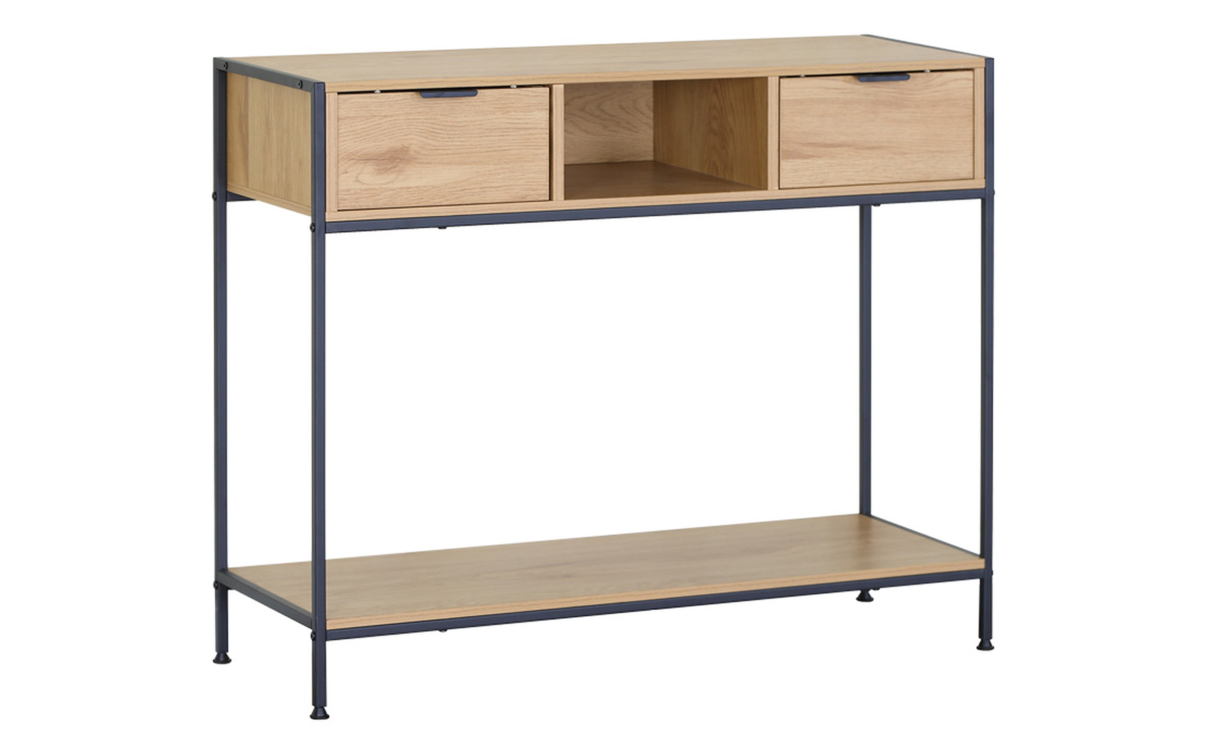 Console table Regando, oak + black  2
