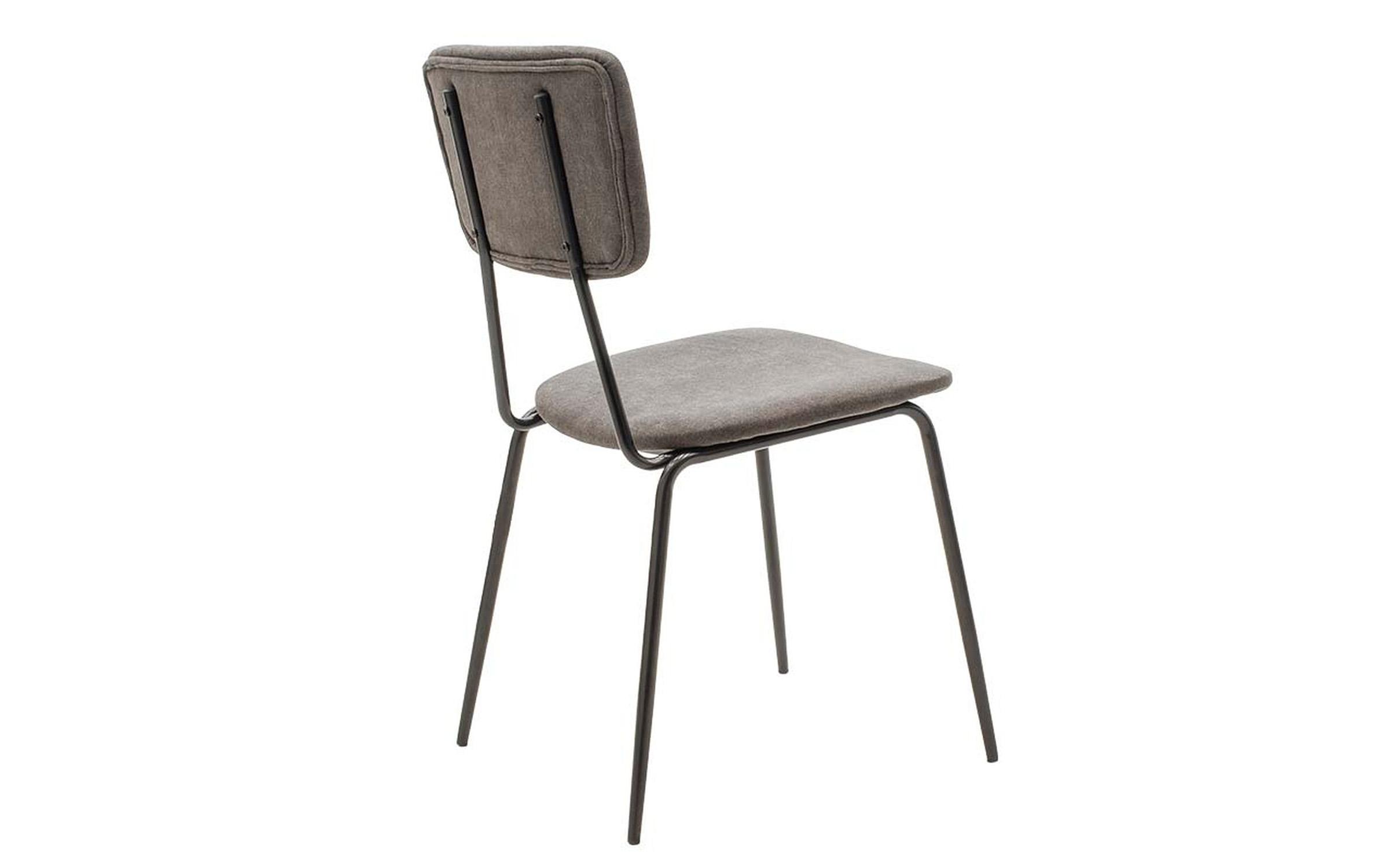 Chair Bendo, grey + black  2