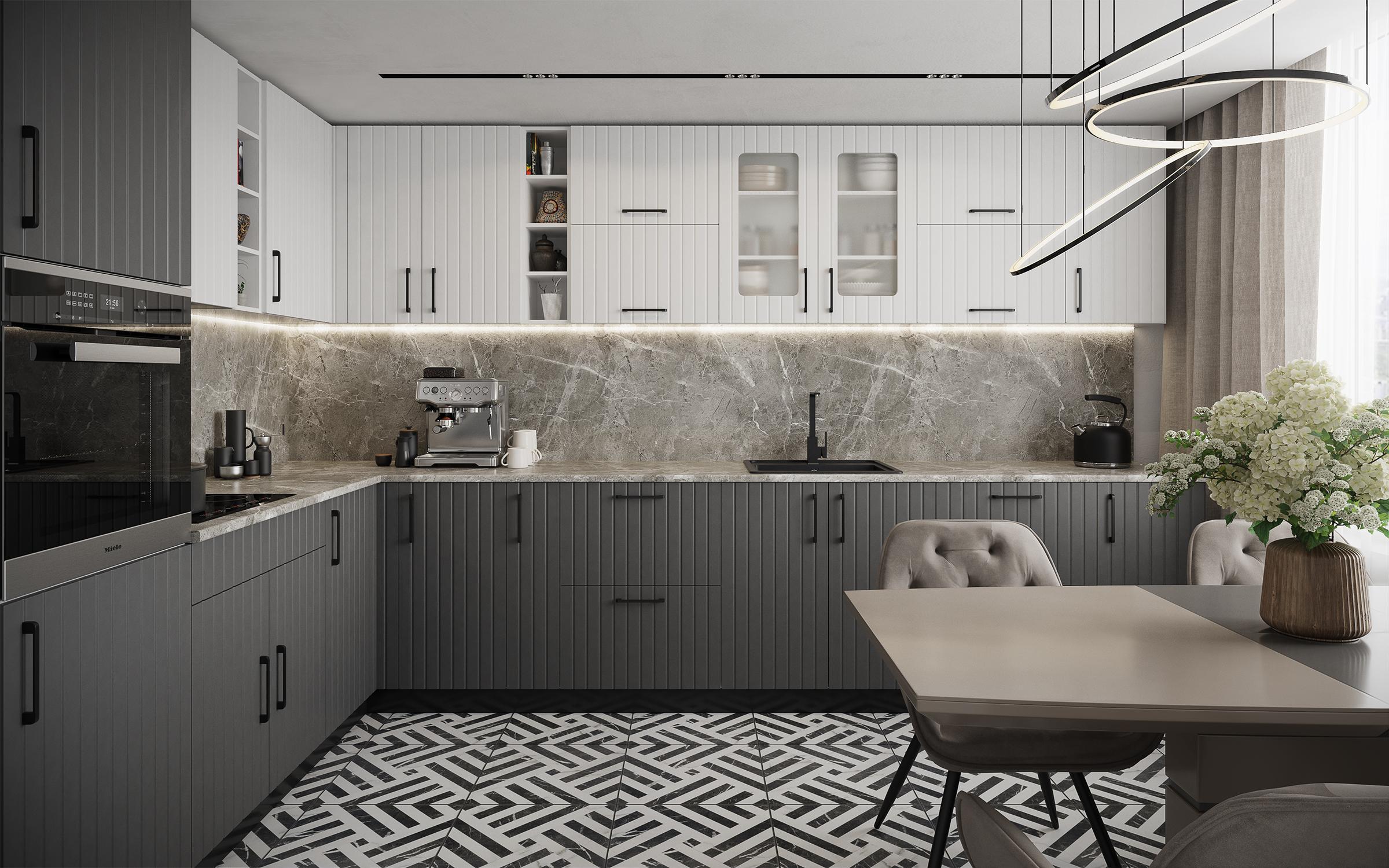 Kitchen cabinet Ava 22, white  3