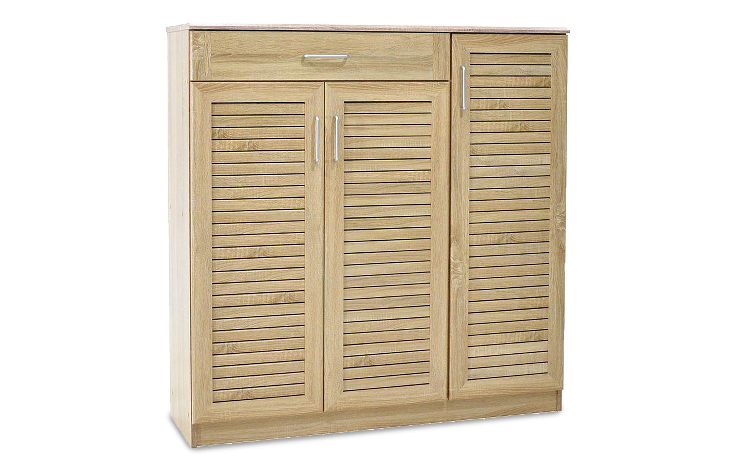 Shoe cabinet Sante 2, Light oak  2