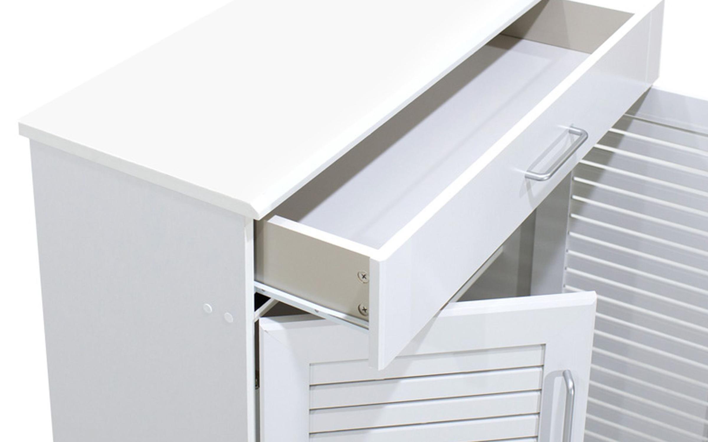 Shoe cabinet Sante 1, white  6