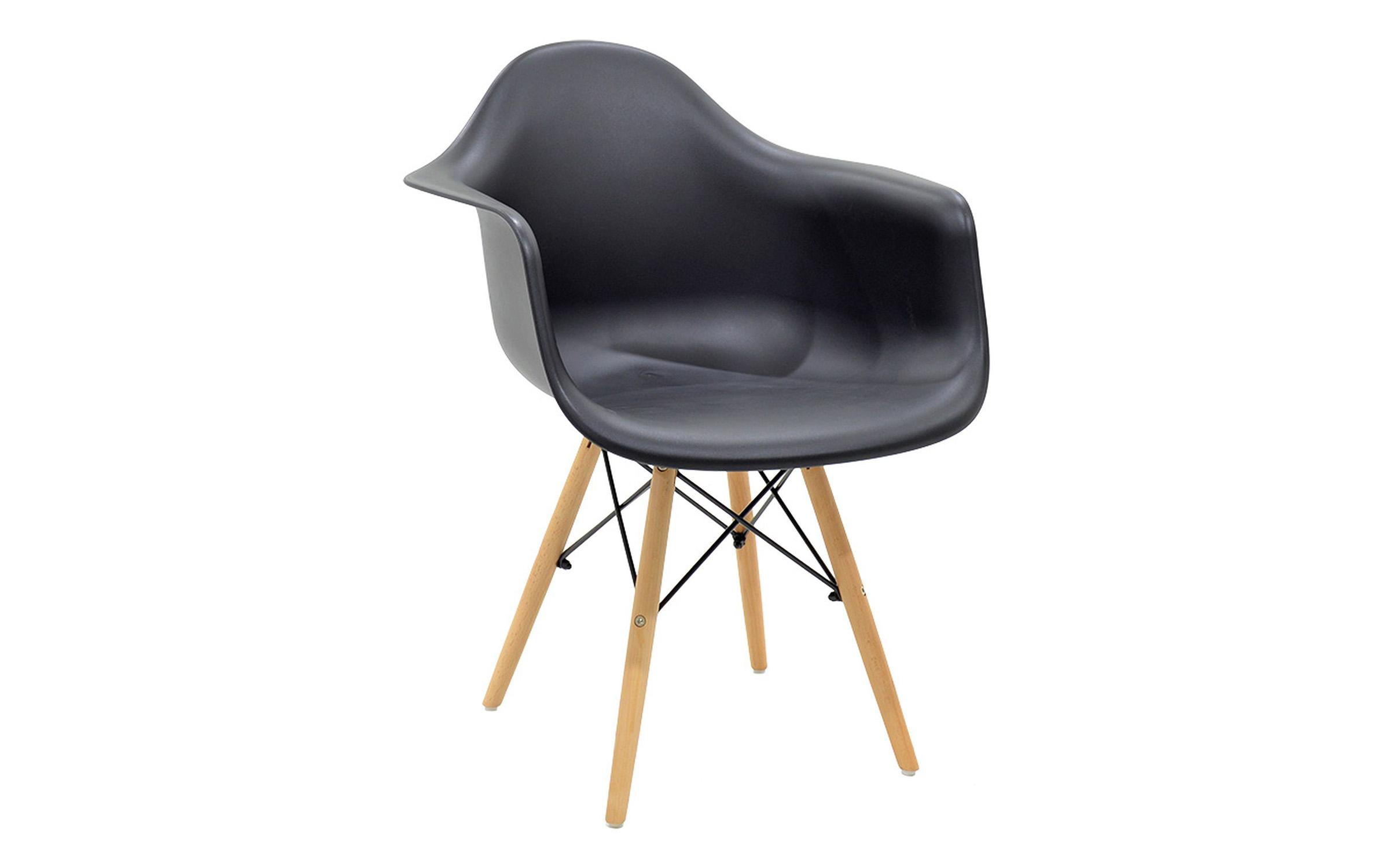 Dining chair Julita II, black + oak  1