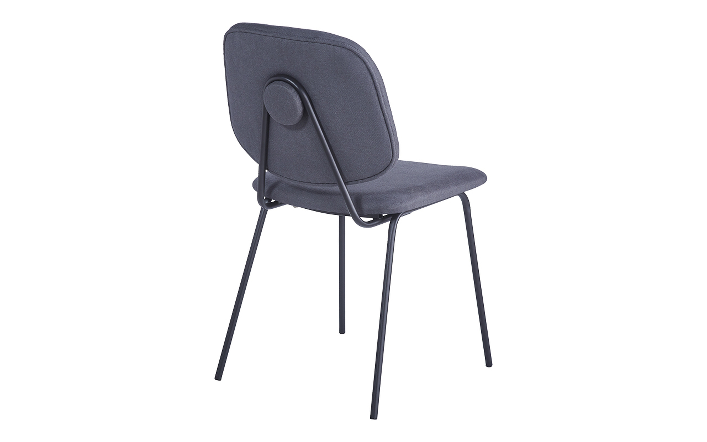 Visitor chair Pietro, anthracite + black  5