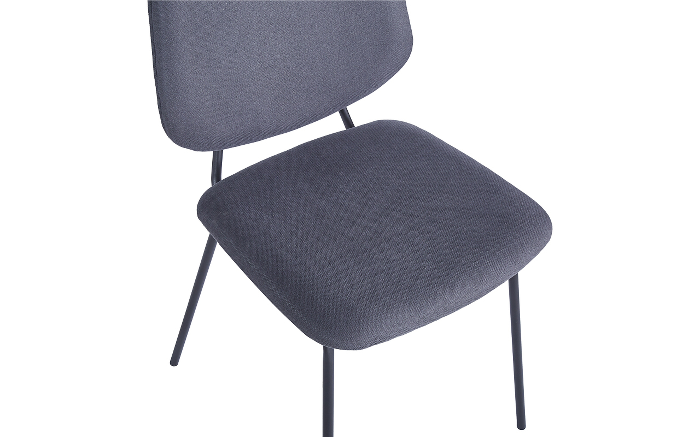 Visitor chair Pietro, anthracite + black  7