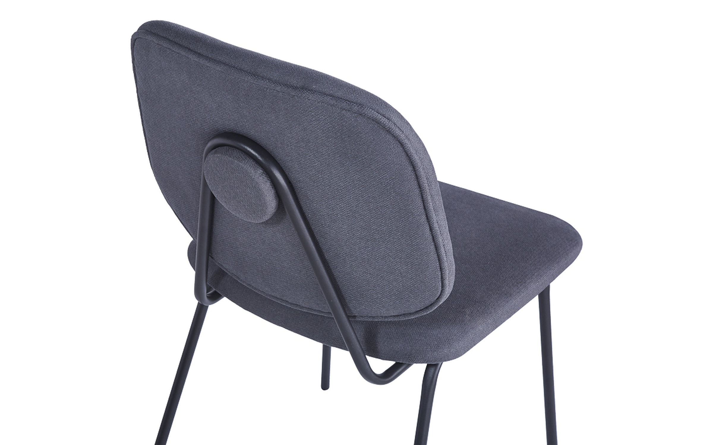 Visitor chair Pietro, anthracite + black  8