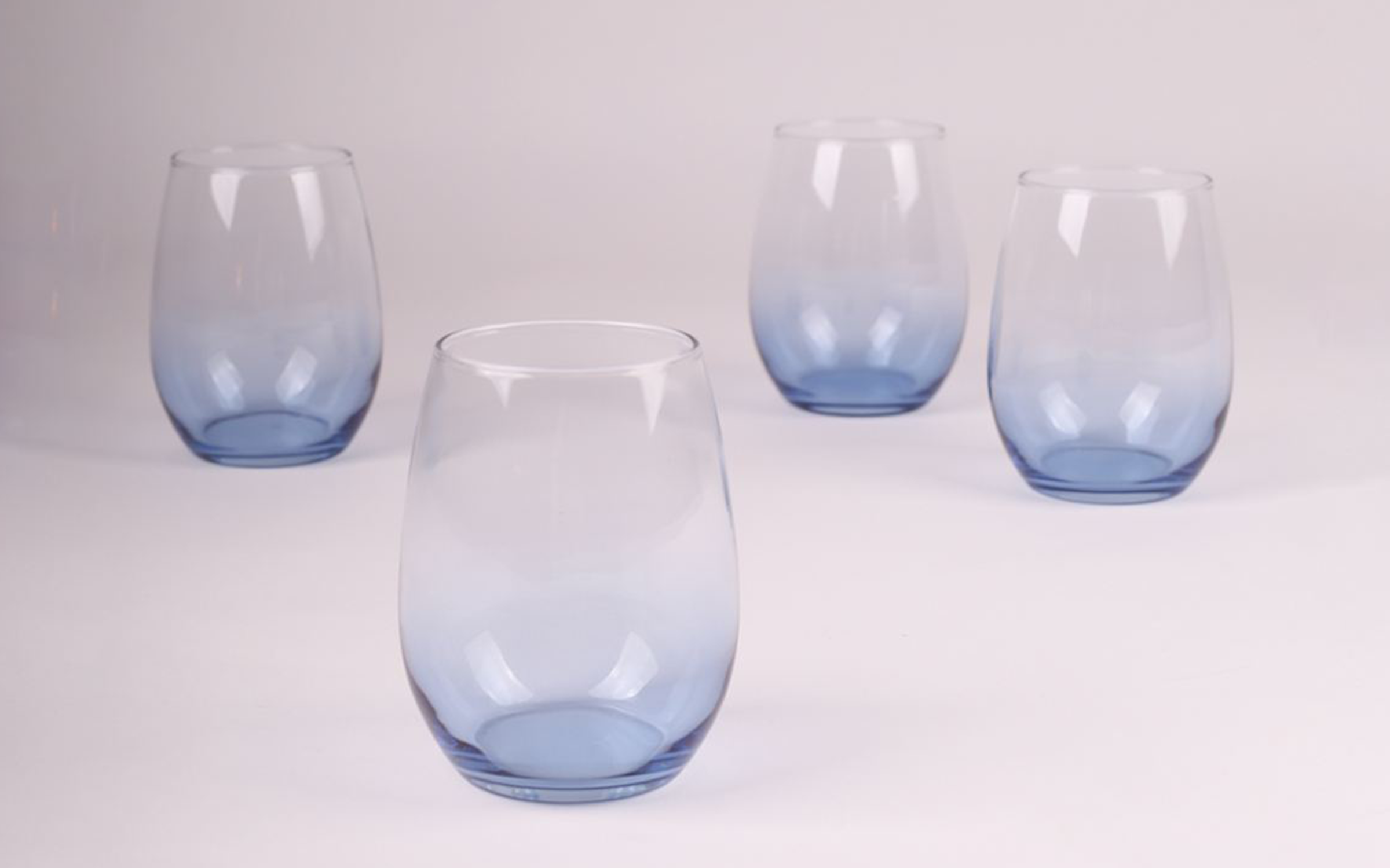 Set of 4 glasses Larc, blue  2