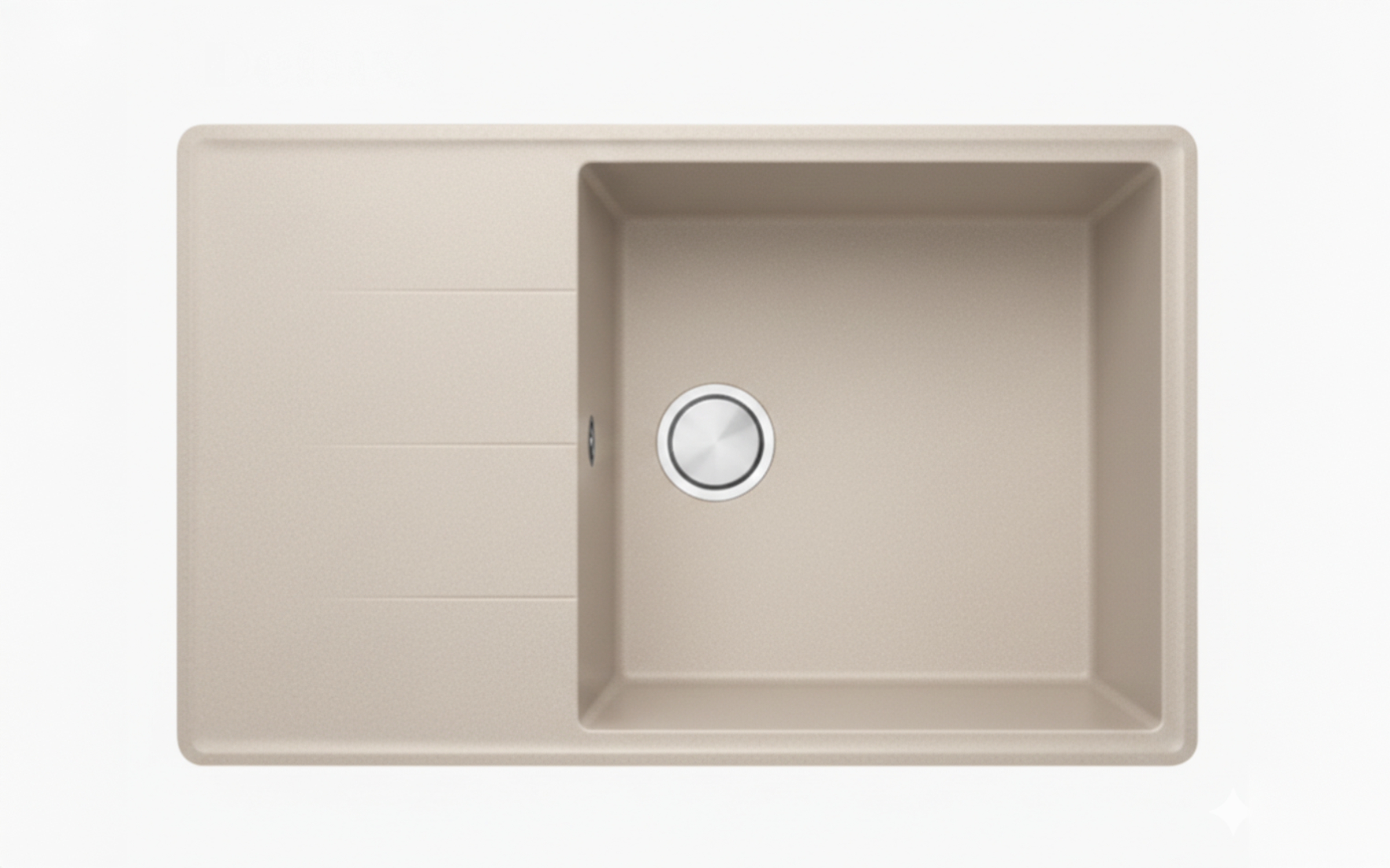 Granite sink Delux-L, beige  2