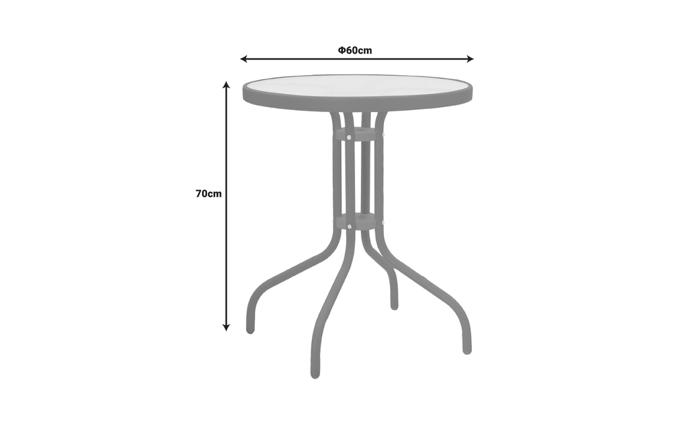 Set Table Watson + 2 chairs Suzie, brown  2
