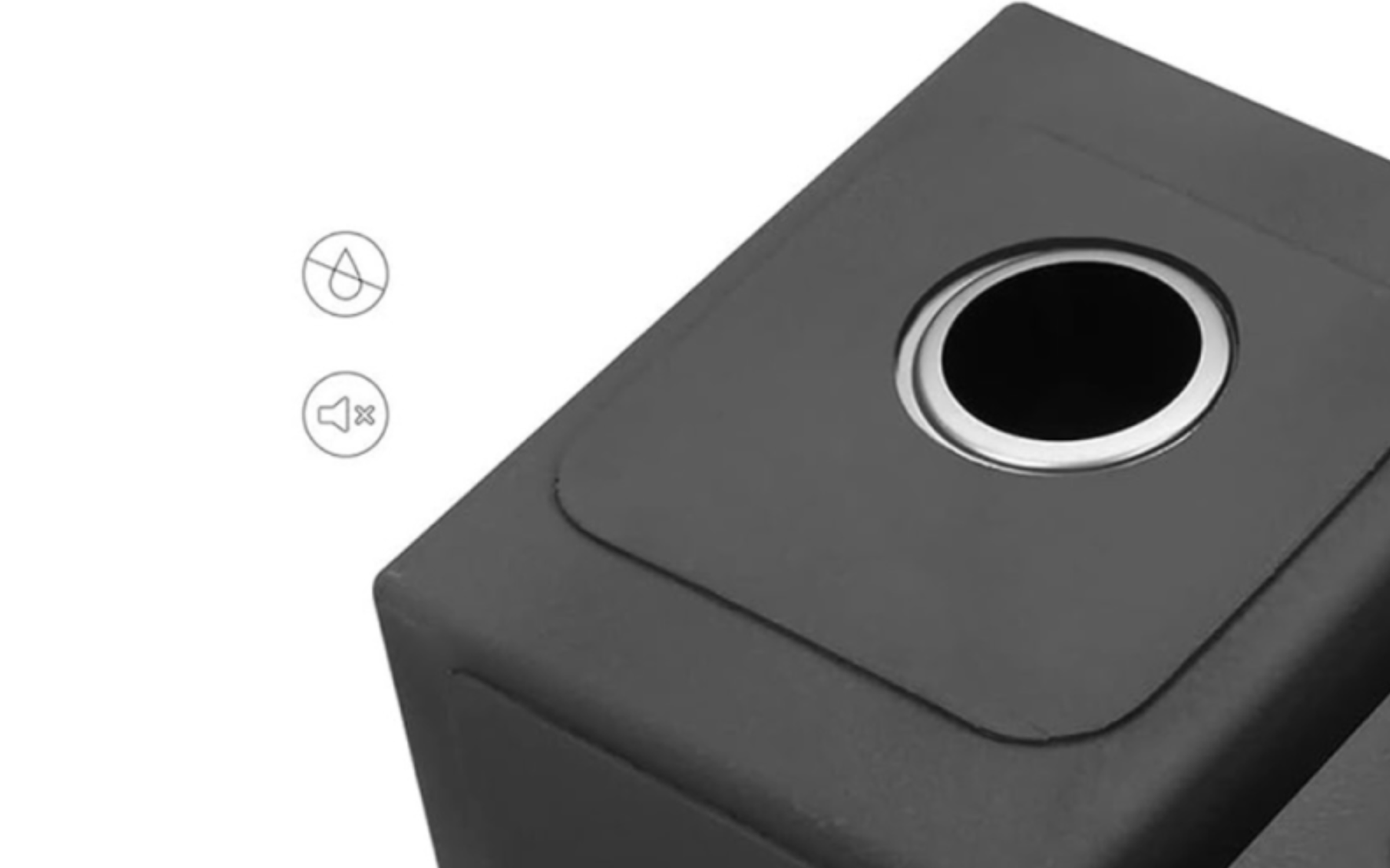 Sink Fiorri de, black grey  4