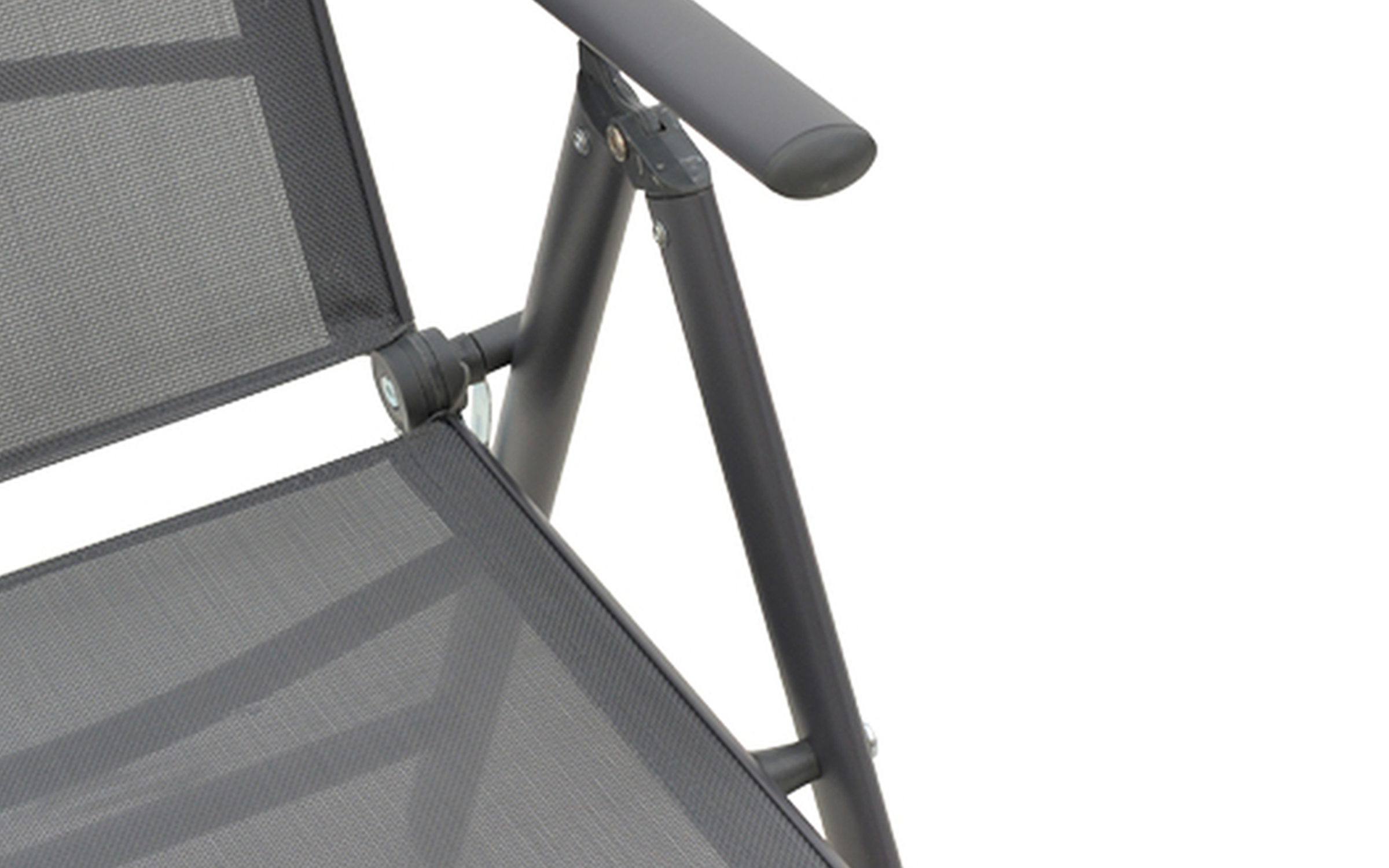 Garden chair /folding/ Candor, anthracite + dark grey  6